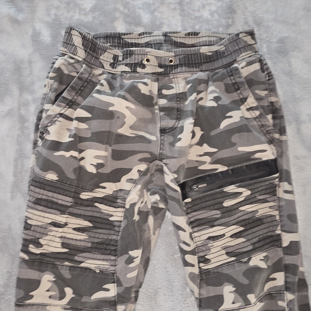 Ring of Fire Camo Cargo Jogger Pants Size Large Urban Tactical 30W 28L